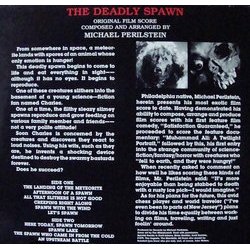 The Deadly Spawn Soundtrack (Paul Cornell, Michael Perilstein, Kenneth Walker) - CD Trasero