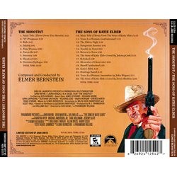 The Shootist /The Sons of Katie Elder Soundtrack (Elmer Bernstein) - CD Trasero