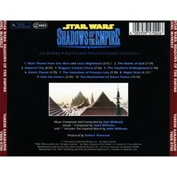 Star Wars: Shadows of the Empire Soundtrack (Joel McNeely) - CD Trasero