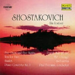 Shostakovich Film Festival Soundtrack (Dmitri Shostakovich) - Cartula