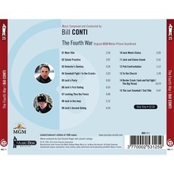 The Fourth War Soundtrack (Bill Conti) - CD Trasero