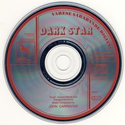 Dark Star Soundtrack (John Carpenter) - cd-cartula