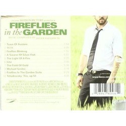 Fireflies in the Garden Soundtrack (Javier Navarrete) - CD Trasero