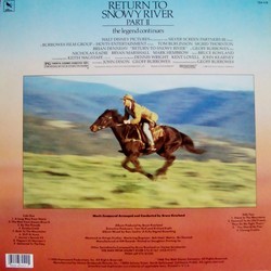 Return to Snowy River Part II : The Legend continues Soundtrack (Bruce Rowland) - CD Trasero
