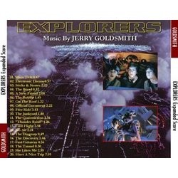 Explorers Soundtrack (Jerry Goldsmith) - CD Trasero