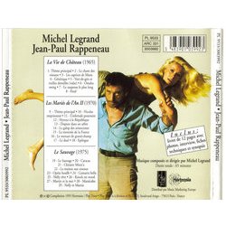 Jean-Paul Rappeneau Soundtrack (Michel Legrand) - CD Trasero