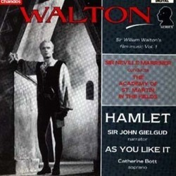 Walton: Hamlet / As You Like It Soundtrack (William Walton) - Cartula