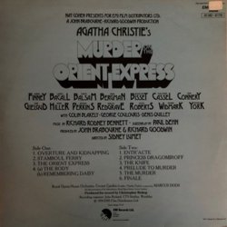 Murder on the Orient Express Soundtrack (Richard Rodney Bennett) - CD Trasero
