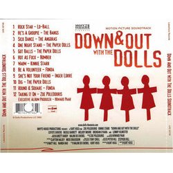 Down and Out with the Dolls Soundtrack (Various Artists, Zo Poledouris) - CD Trasero