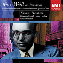 Kurt Weill on Broadway Soundtrack (Kurt Weill) - Cartula
