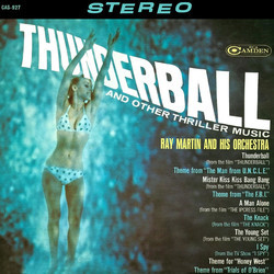 Thunderball and Other Thriller Music Soundtrack (John Barry, Jerry Goldsmith, Earle Hagen, Bronislaw Kaper, Joseph Mullendore, Sid Ramin) - Cartula