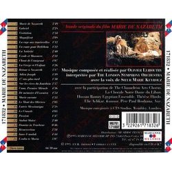Marie de Nazareth Soundtrack (Olivier Lliboutry) - CD Trasero