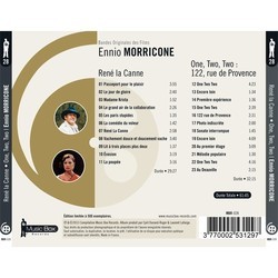 Ren la Canne / One, Two, Two: 122 rue de Provence Soundtrack (Ennio Morricone) - CD Trasero