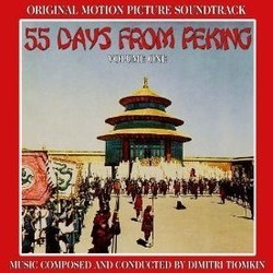 55 Days at Peking Volume 1 Soundtrack (Dimitri Tiomkin) - Cartula