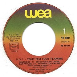 Tout feu, tout flamme Soundtrack (Various Artists, Michel Berger) - cd-cartula