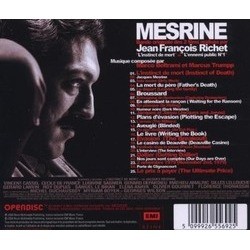 Mesrine Soundtrack (Marco Beltrami, Marcus Trumpp) - CD Trasero