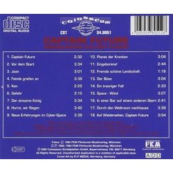 Captain Future Soundtrack (Christian Bruhn) - CD Trasero