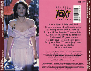 Welcome Home, Roxy Carmichael Soundtrack (Thomas Newman) - CD Trasero
