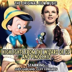 Highlights from The Wizard of Oz / Pinocchio Soundtrack (Harold Arlen, Original Cast, E.Y. Harburg, Leigh Harline, Paul J. Smith) - Cartula