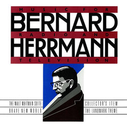 Bernard Herrmann: Music for Radio and Television Soundtrack (Bernard Herrmann) - Cartula