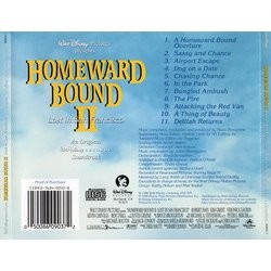 Homeward Bound II: Lost in San Francisco Soundtrack (Bruce Broughton) - CD Trasero