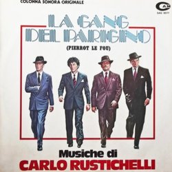 La Gang del Parigino Soundtrack (Carlo Rustichelli) - Cartula