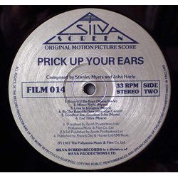 Prick Up Your Ears Soundtrack (Stanley Myers) - cd-cartula
