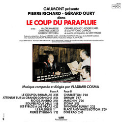 Le Coup du Parapluie Soundtrack (Vladimir Cosma) - CD Trasero
