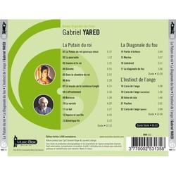 La Putain du roi / La Diagonale du fou / L'Instinct de l'ange Soundtrack (Gabriel Yared) - CD Trasero