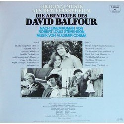 Die Abenteuer des David Balfour Soundtrack (Vladimir Cosma) - CD Trasero
