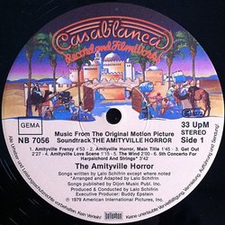 The Amityville Horror Soundtrack (Lalo Schifrin) - cd-cartula