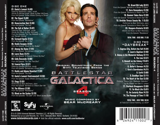 Battlestar Galactica: Season 4 Soundtrack (Bear McCreary) - CD Trasero