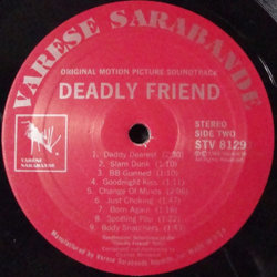 Deadly Friend Soundtrack (Charles Bernstein) - cd-cartula