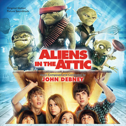 Aliens in the Attic Soundtrack (John Debney) - Cartula