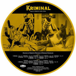 Kriminal Soundtrack (Romano Mussolini, Roberto Pregadio) - CD Trasero
