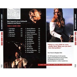 Take a Hard Ride Soundtrack (Jerry Goldsmith) - CD Trasero