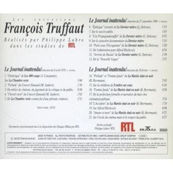 Les Entretiens Franois Truffaut Soundtrack (Jean Constantin, Georges Delerue, Bernard Herrmann, Maurice Jaubert, Franois Truffaut) - Cartula