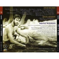 Anne of the Indies / Man on a Tightrope Soundtrack (Franz Waxman) - CD Trasero