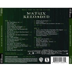 The Matrix Reloaded Soundtrack (Don Davis) - CD Trasero