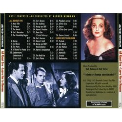 All About Eve / Leave Her to Heaven Soundtrack (Alfred Newman) - CD Trasero