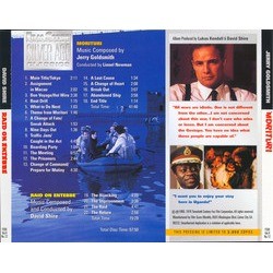 Morituri/Raid on Entebbe Soundtrack (Jerry Goldsmith, David Shire) - CD Trasero
