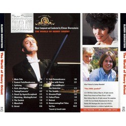 The World of Henry Orient Soundtrack (Elmer Bernstein) - CD Trasero