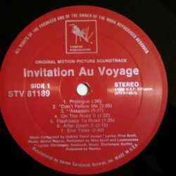 Invitation au Voyage Soundtrack (Gabriel Yared) - cd-cartula