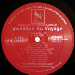 Invitation au Voyage Soundtrack (Gabriel Yared) - cd-cartula