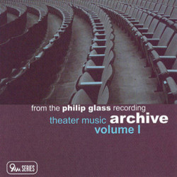 Theater Music Vol.1 Soundtrack (Philip Glass) - Cartula