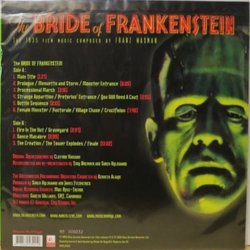 The Bride of Frankenstein Soundtrack (Franz Waxman) - CD Trasero