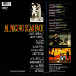 Scarface Soundtrack (Various Artists, Giorgio Moroder) - CD Trasero