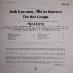 The Odd Couple Soundtrack (Neal Hefti) - CD Trasero
