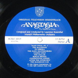 Anastasia: The Mystery of Anna Soundtrack (Laurence Rosenthal) - cd-cartula