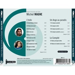 L'Indic / Un Ange au Paradis / Le Complot Soundtrack (Michel Magne) - Cartula